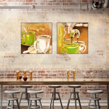 Italiano tipico, komplet od dve slike 30x30cm svaka - Img 2