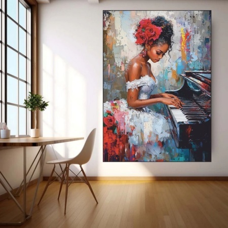 Klodi, uramljena slika 40x50cm , 50x70cm i 60x90cm - Img 2
