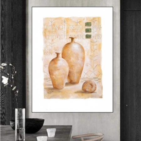 Lucca Vero, uramljena slika 60x80cm - Img 2