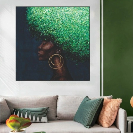 Riewa, uramljena slika 50x50cm - Img 2