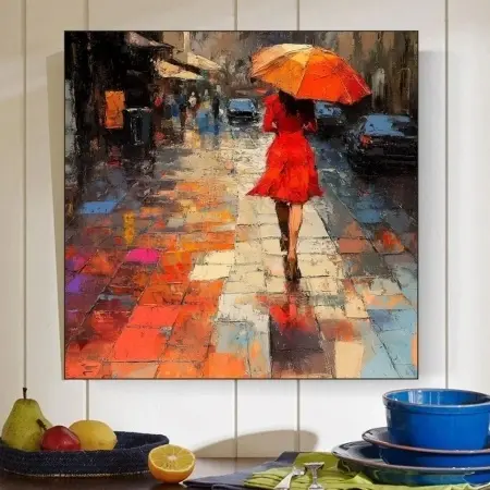 Sana, uramljena slika 50x50cm - Img 2