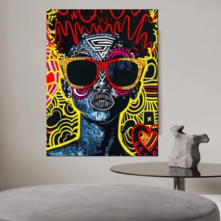 Yaga, uramljena slika 40x50cm , 50x70cm i 60x90cm - Img 2