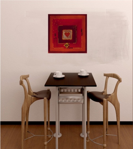 African Heart, framed picture - Img 2