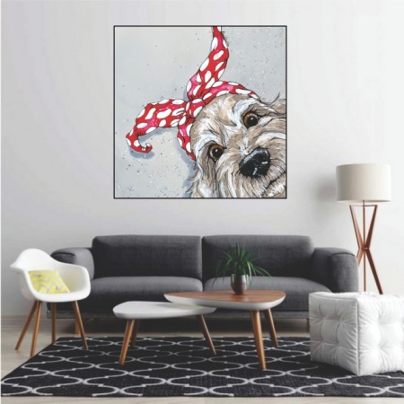 Chipi, uramljena slika 50x50 cm - Img 2