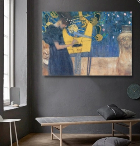 Die musik 1895, Gustav Klimt - Img 2