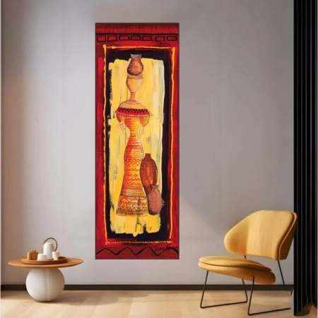 Donna Africana 1, uramljena slika 35x100cm - Img 2