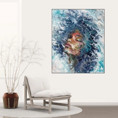 Kijaa, uramljena slika 40x50cm i 50x70cm - Img 2