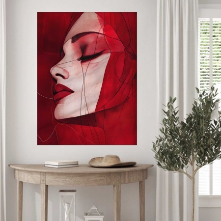 Leda, uramljena slika 40x50cm , 50x70cm i 60x80cm - Img 2
