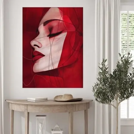 Leda, uramljena slika 40x50cm , 50x70cm i 60x80cm - Img 2
