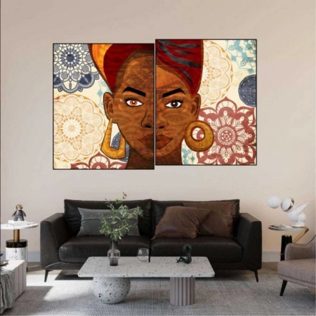 Nidala, komplet od dve uramljene slike 40x50cm svaka - Img 2