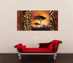 Antelope collage, framed picture - Img 2