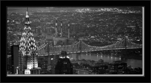 Chrysler Building and Queensboro Bridge, framed picture - Img 2