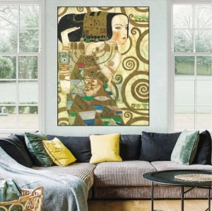 Expectation, Gustav Klimt, uramljena slika 40x50cm i 50x70cm - Img 2