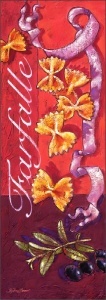 Farfalle, uramljena slika 30x70cm