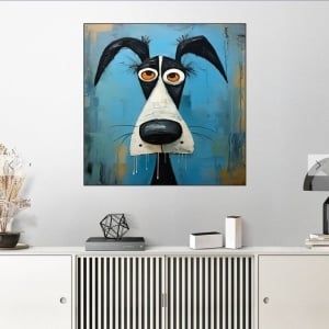 Gera, uramljena slika 50x50cm - Img 2