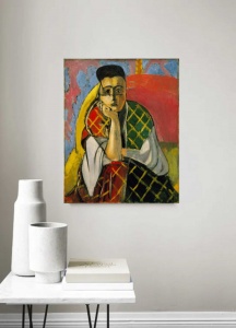 Henri Matisse, Woman with Veil 1927., uramljena slika dimenzije 40x50cm - Img 2