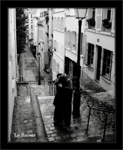 Le Baiser, framed picture