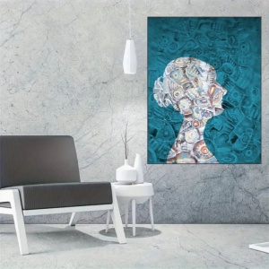Lida, uramljena slika 40x50cm i 50x70cm - Img 2
