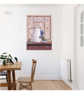 Miris lavande, uramljena slika 50x70cm - Img 2