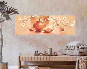 Palazzo, uramljena slika 35x100cm - Img 2