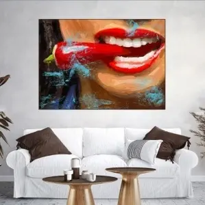 Paprika, uramljena slika 40x50cm , 50x70cm i 60x80cm - Img 2