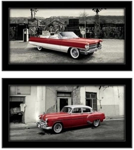 Red oldsmobiles, picture