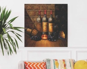 Red wine, framed picture - Img 2