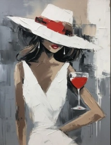 Rena, uramljena slika 40x50cm i 50x70cm