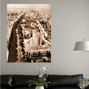 stari Beograd hotel Metropol 1950., uramljena slika 30x40cm i 40x50cm - Img 2