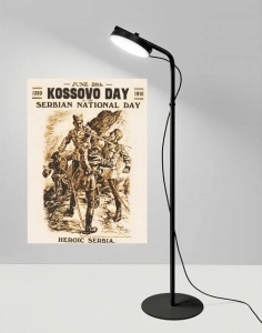 Stari poster Kosovo 1916., uramljena slika 30x40cm - Img 2