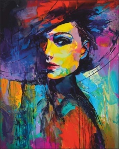 Teda, uramljena slika 40x50cm , 50x70cm i 60x90cm