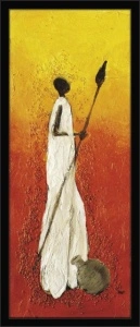 African warrior, picture
