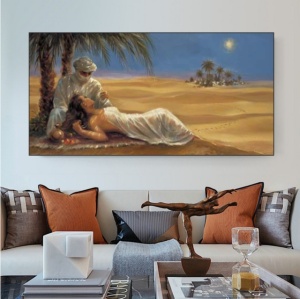 Desert love 1, uramljena slika 30x70cm i 50x100cm - Img 2