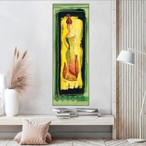 Donna Africana 2, uramljena slika 35x100cm - Img 2