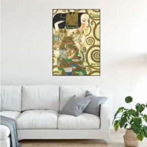 Expectation-Gustav Klimt, uramljena slika 50x70cm - Img 2