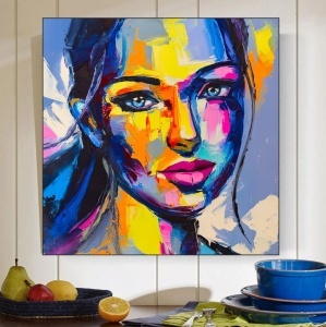 Gena, uramljena slika 50x50cm - Img 2