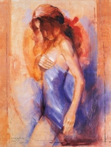 Leana, uramljena slika 60x80cm