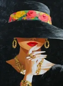 Leda., uramljena slika 40x50cm , 50x70cm i 60x80cm