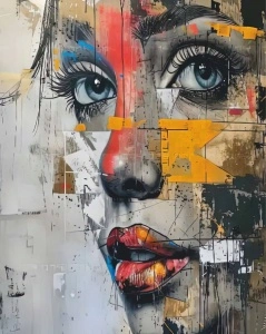 Maria, uramljena slika 40x50cm , 50x70cm i 60x90cm