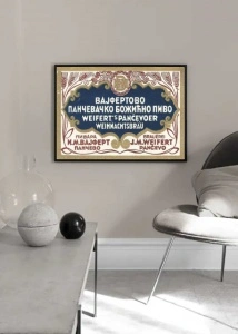Poster Vajfertovo bozicno pivo, uramljena slika 30x40cm i 40x50cm - Img 2