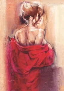 Roberta, uramljena slika 50x70cm