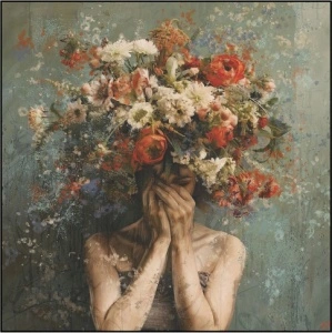 Anita , uramljena slika 50x50cm