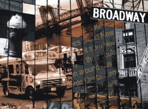 Broadway, uramljena slika 60x80cm