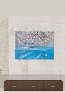 Cherry blossom, framed picture - Img 2