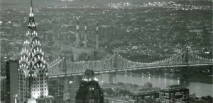 Chrysler building NY, uramljena slika 50x100cm