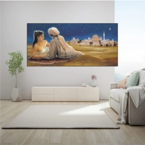 Desert love 2, uramljena slika 30x70cm - Img 2