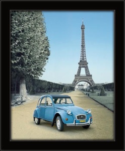 Eiffel tower, framed picture