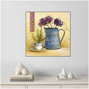 Jardin, uramljena slika 30x30cm i 50x50cm - Img 2