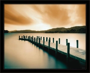 Jetty, framed picture
