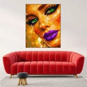 Lea, uramljena slika 40x50cm , 50x70cm i 60x80cm - Img 2
